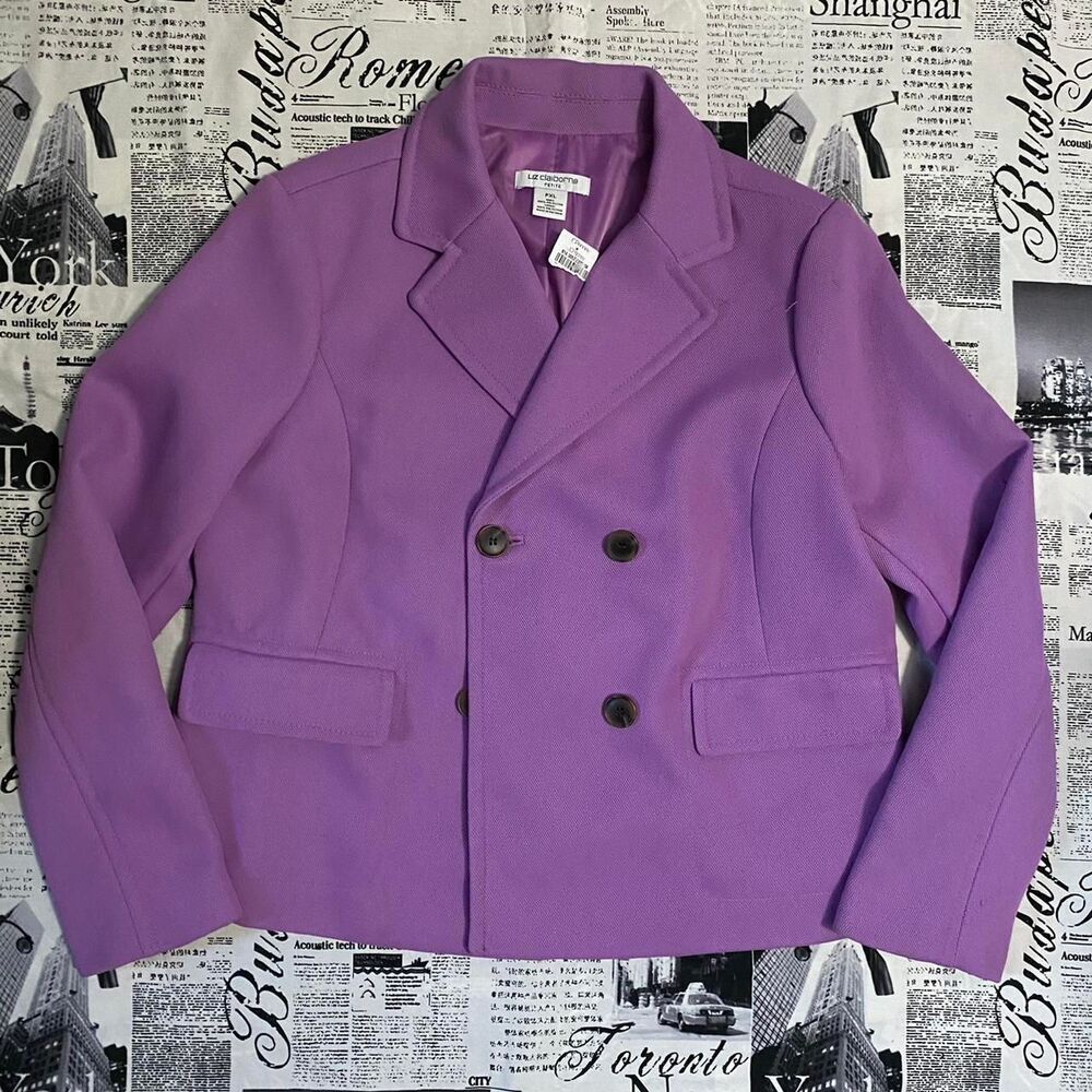 Liz-claiborne Women's Purple Jacket
